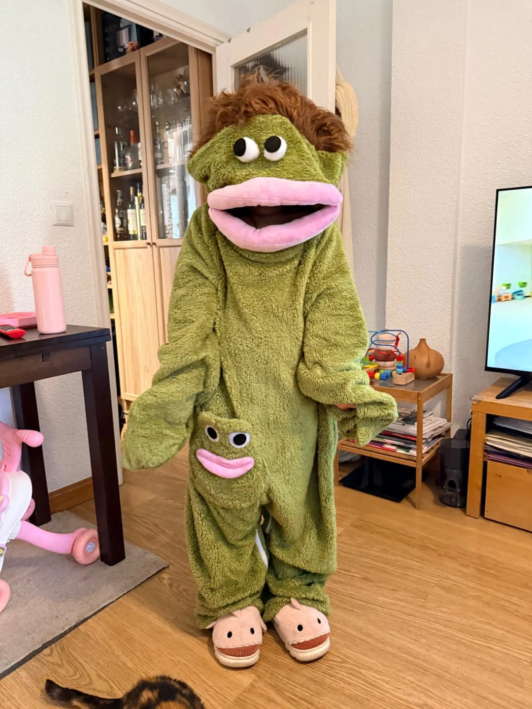 Customer photo review of MonsterNap™ – Pijama Monstruo Bocón de Una Pieza | Viral en TikTok | Adultos y Niños