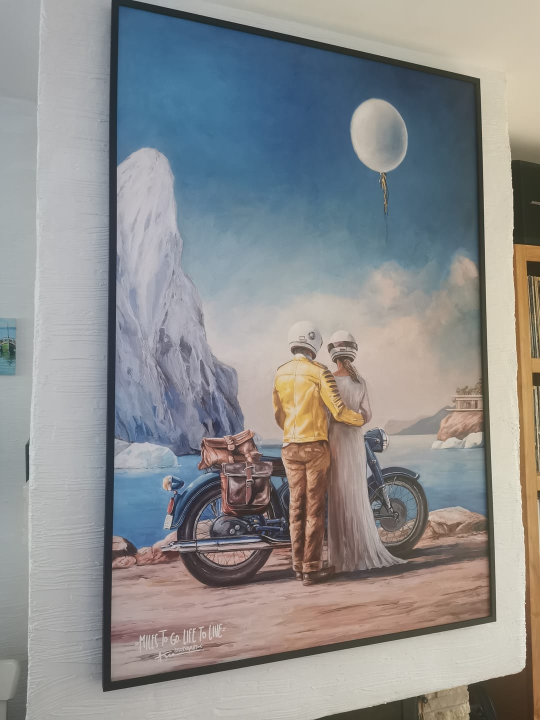 Customer photo review of Paveikslas “Miles To Go. Life To Live"
