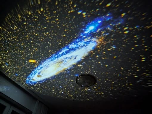 Customer photo review of Starry Sky Galaxy Projector