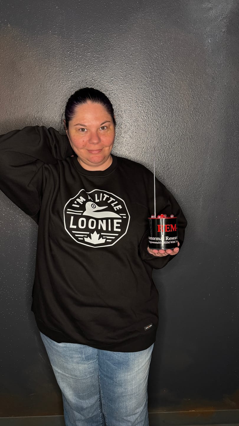 Customer photo review of I'm A Little Loonie Sweatshirt Hoodie