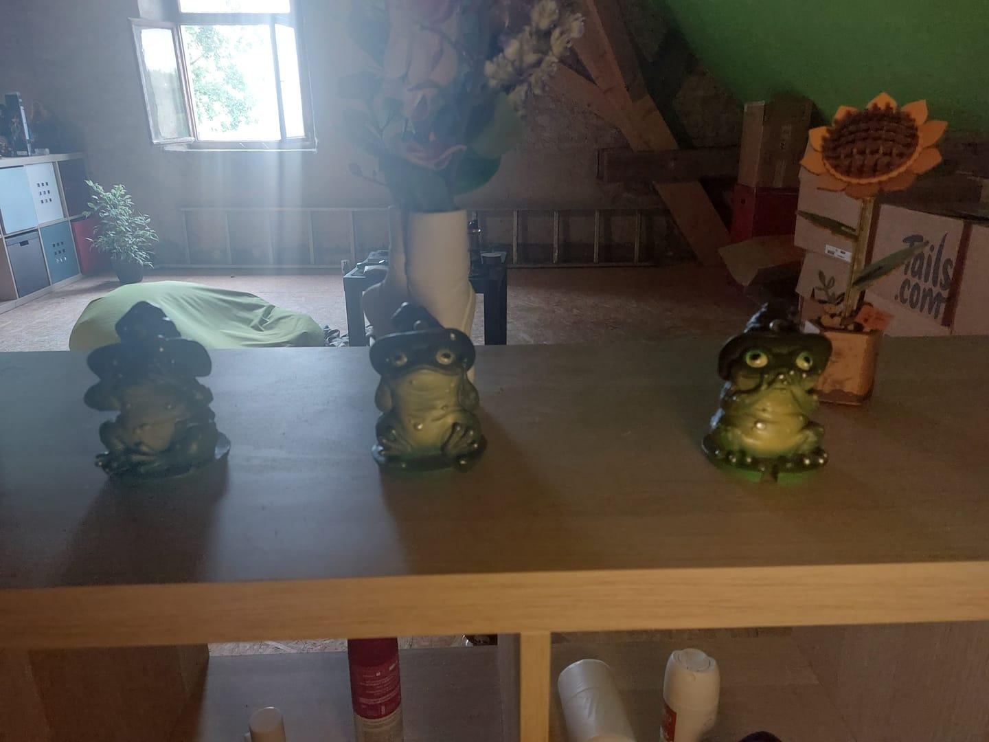 Customer photo review of Zauberhafte Kröten Figuren 3er-Set – Nichts sehen, hören, sagen mit Zaubererhut