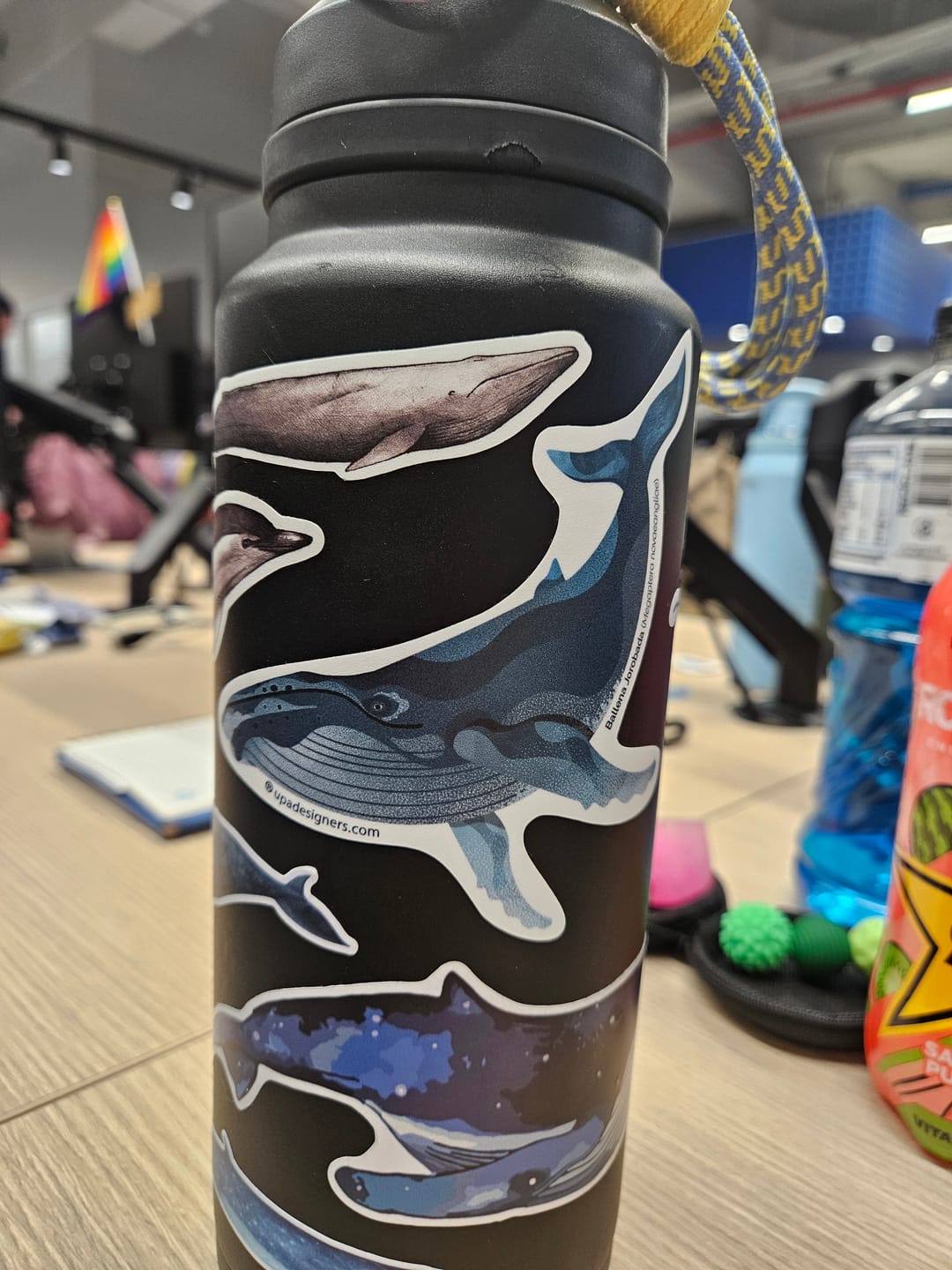 Customer photo review of Sticker Ballena Jorobada