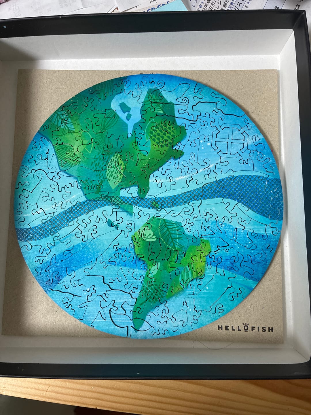 Customer photo review of 宇宙の破片 EARTH 地球と専用フレームセット