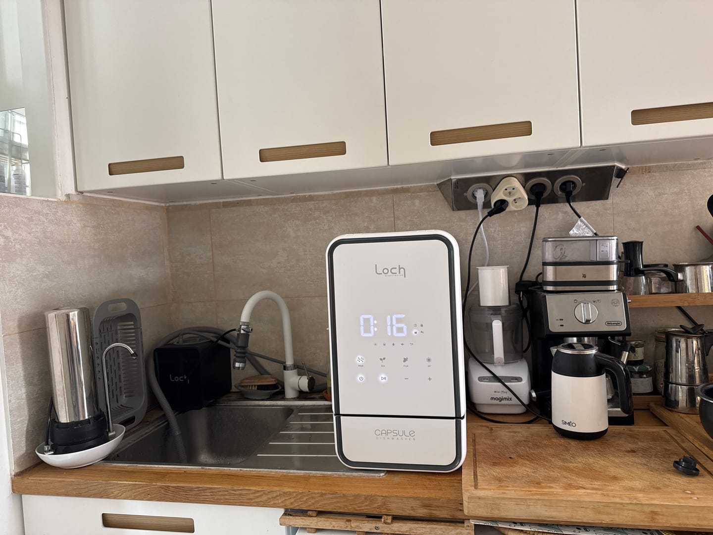 Customer photo review of Capsule Dishwasher