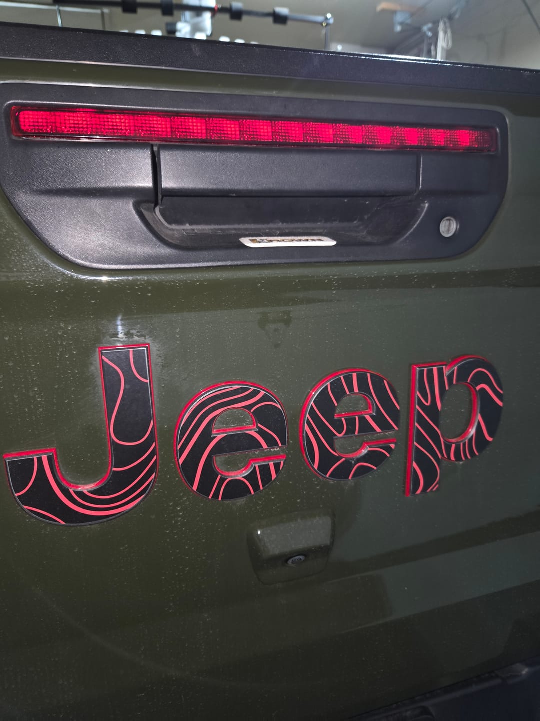 Customer photo review of JEEP Gladiator Emblem Overlay Decal Set | Fits 2020+ Jeep Gladiator
