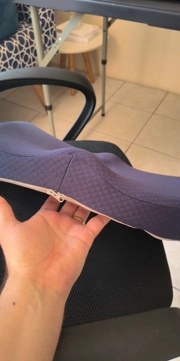 Customer photo review of BOLTHUT™ Memory Foam Seat Cushion — Tailbone & Posture Relief