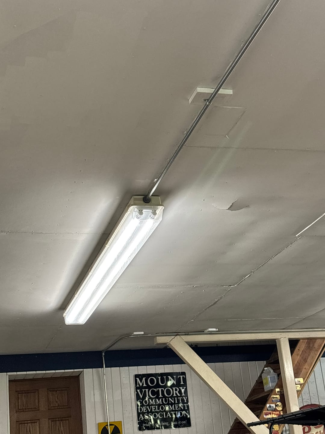 Customer photo review of 8ft 40W LED Tube - R17D Base - Frosted / Clear – 1 Pack or Box of 20 (ETL Certified)