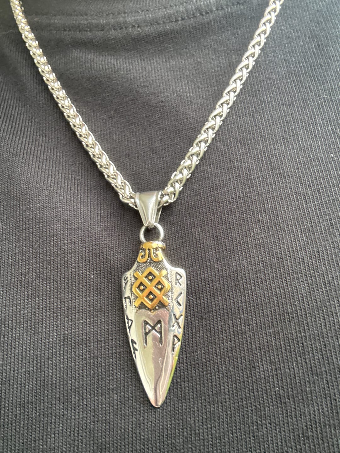 Customer photo review of Gungnir Necklace