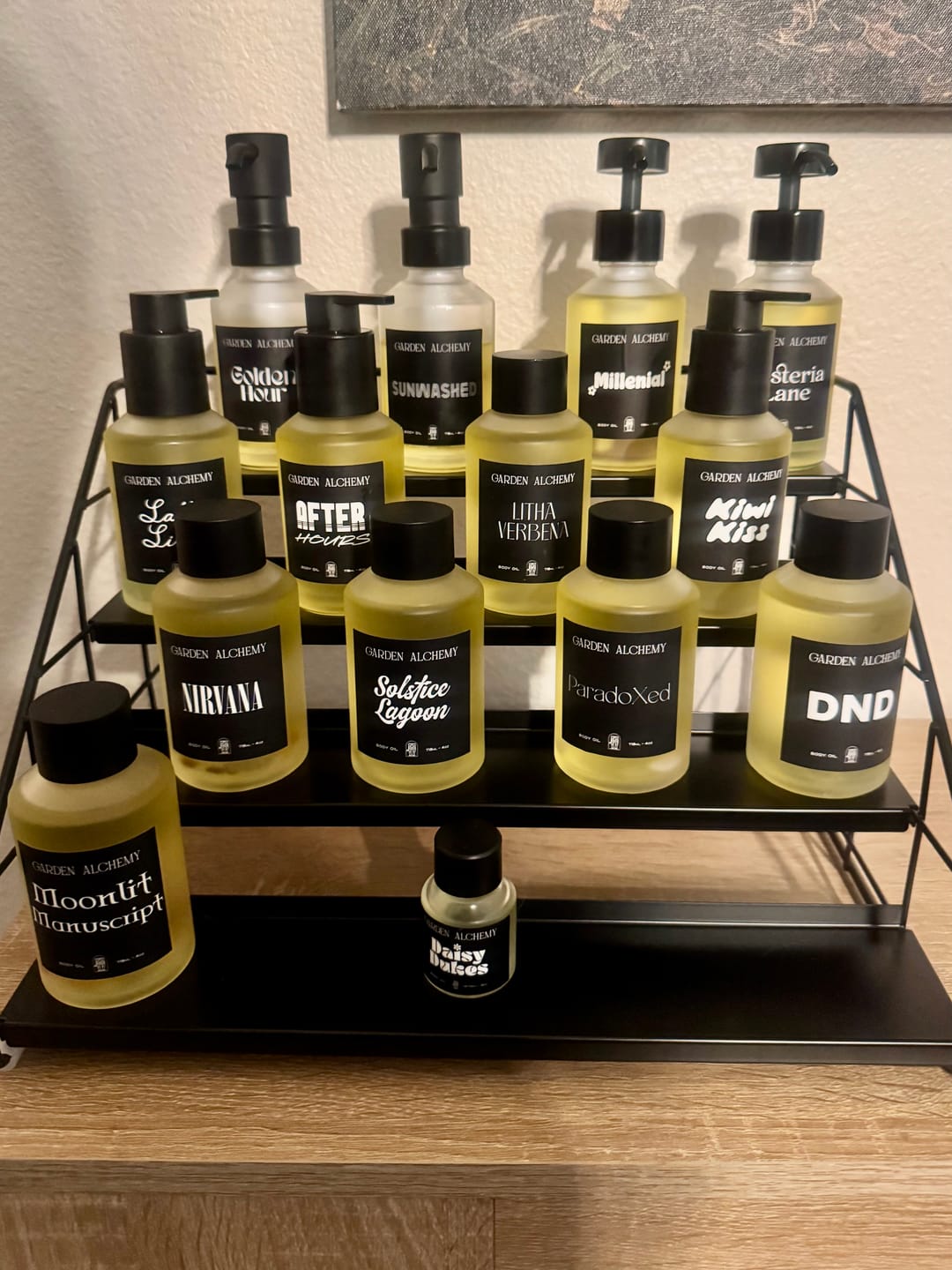 Customer photo review of SUNWASHED BODY OIL