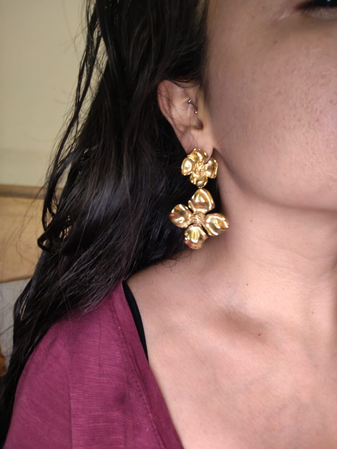 Customer photo review of Aretes Serendipia