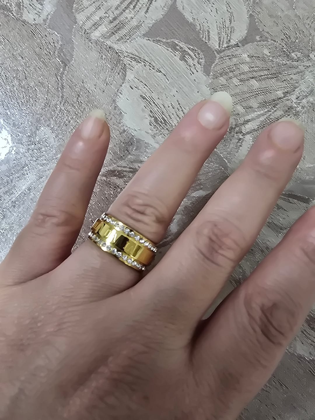 Customer photo review of Romana Glyph Ring