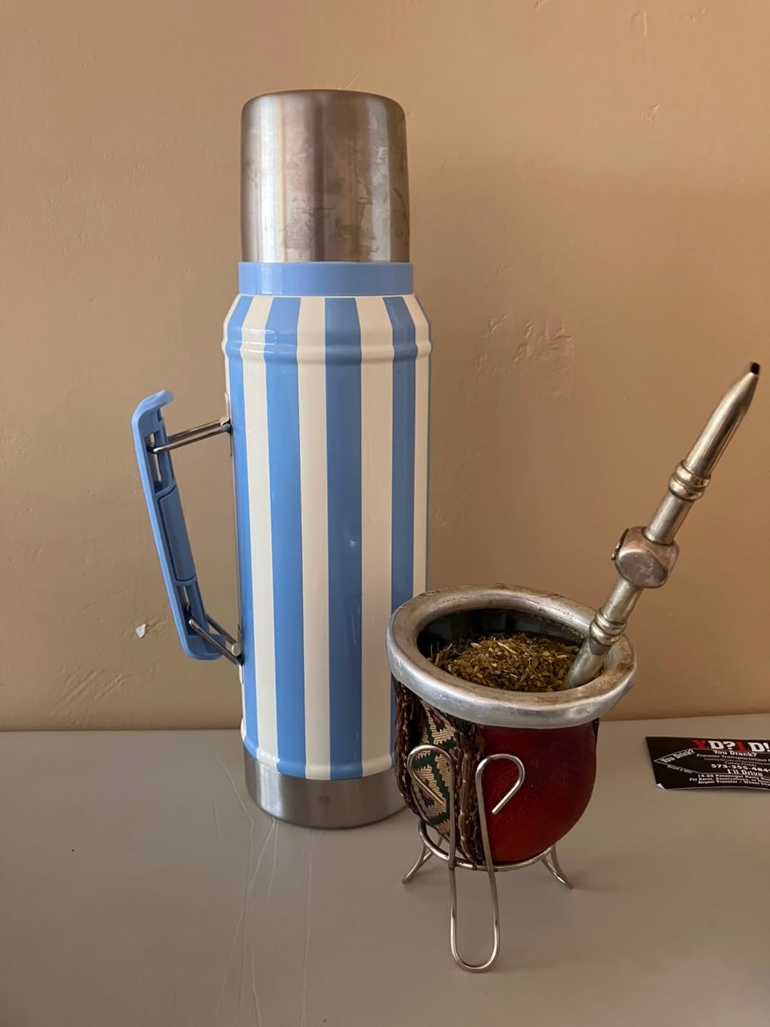 Customer photo review of Stanley Classic Legendary Bottle Vintage Summer | 946ML