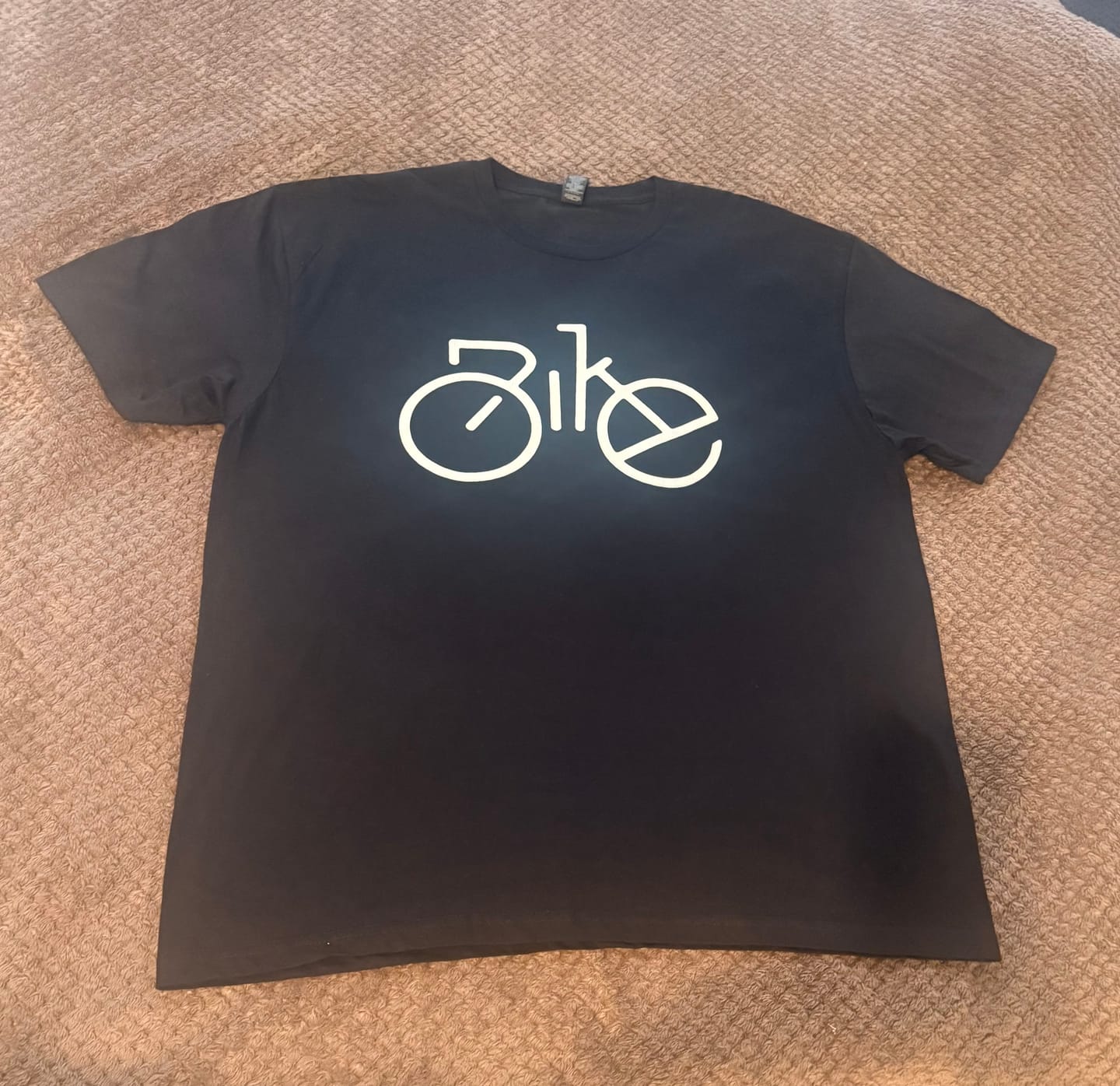 Customer photo review of Bike Illustration T-Shirt