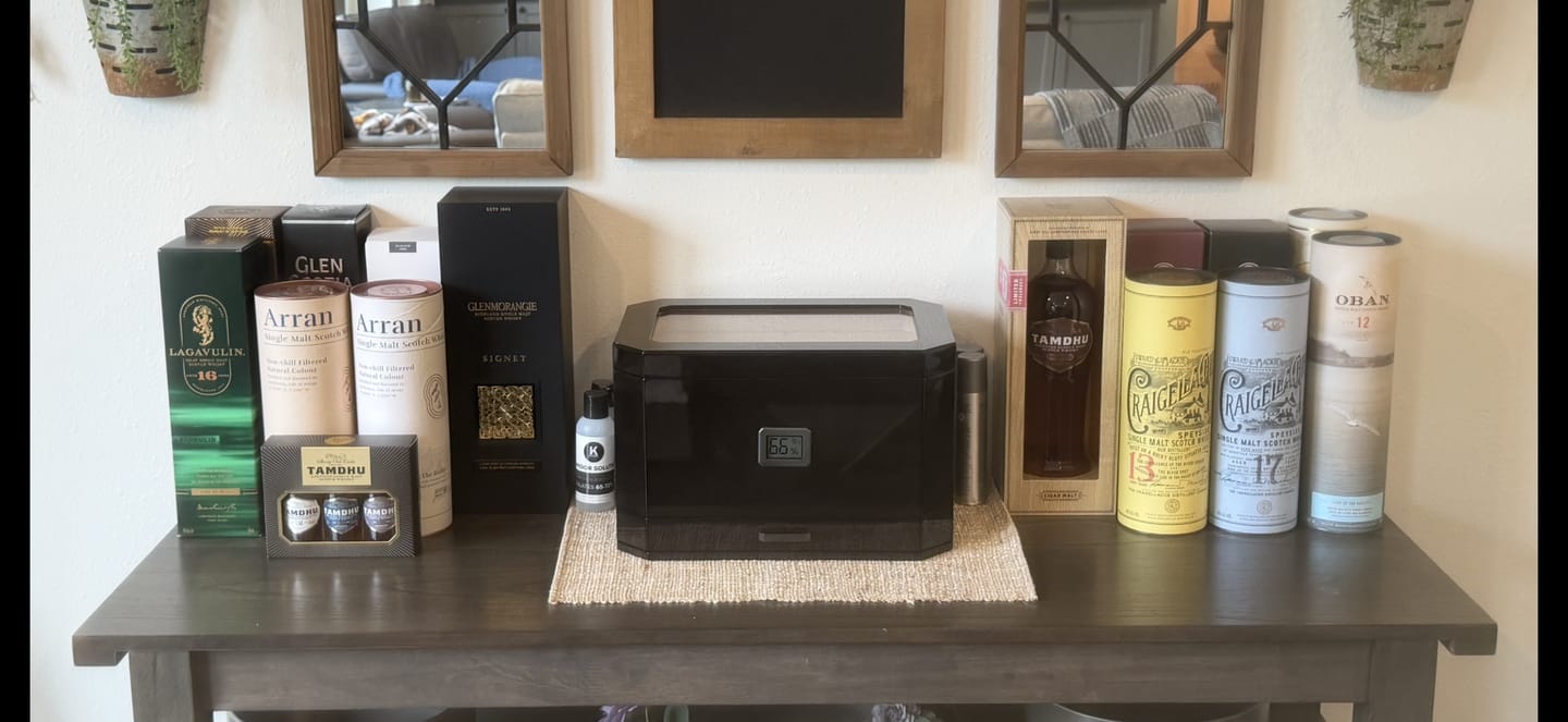 Customer photo review of The Connoisseur Bundle | Featuring the Octodor Humidor & Accessories