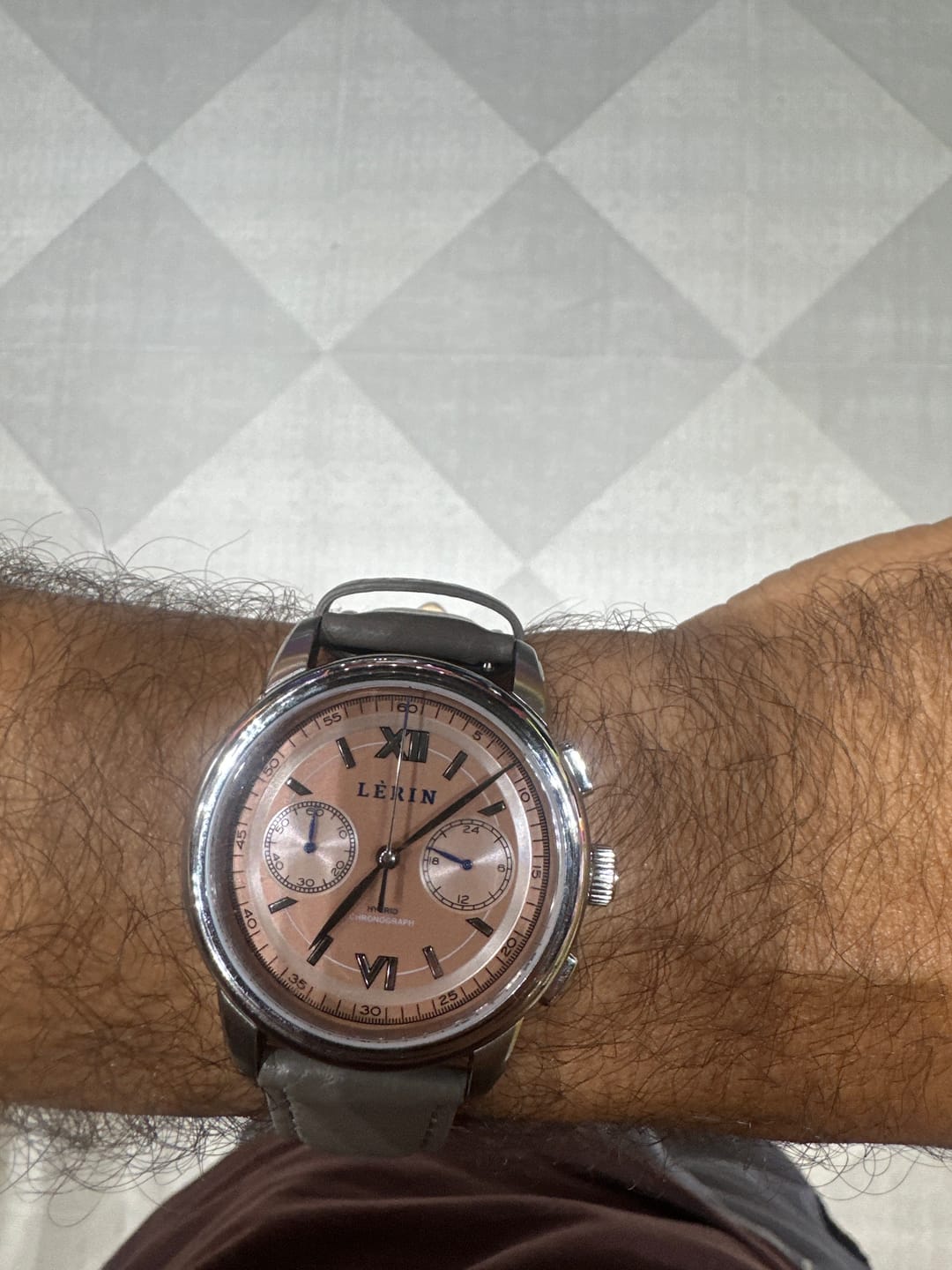 Customer photo review of Hybrid Chronograph Limited Edition - Salmon