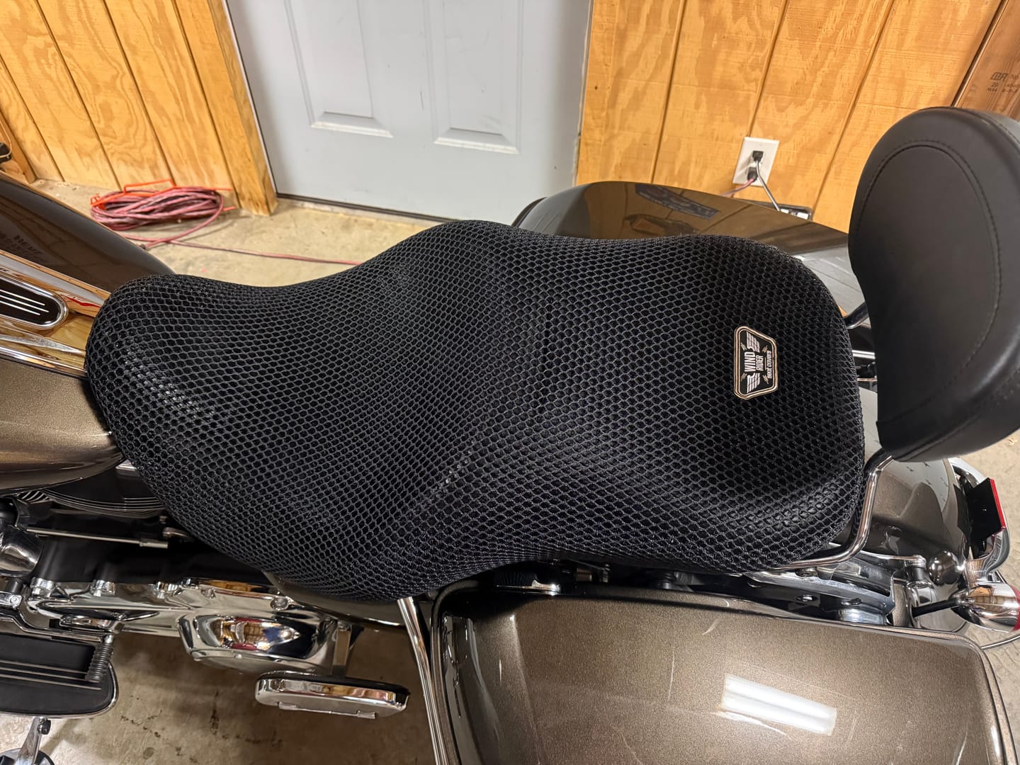 Customer photo review of Wind Rider Seat Cover