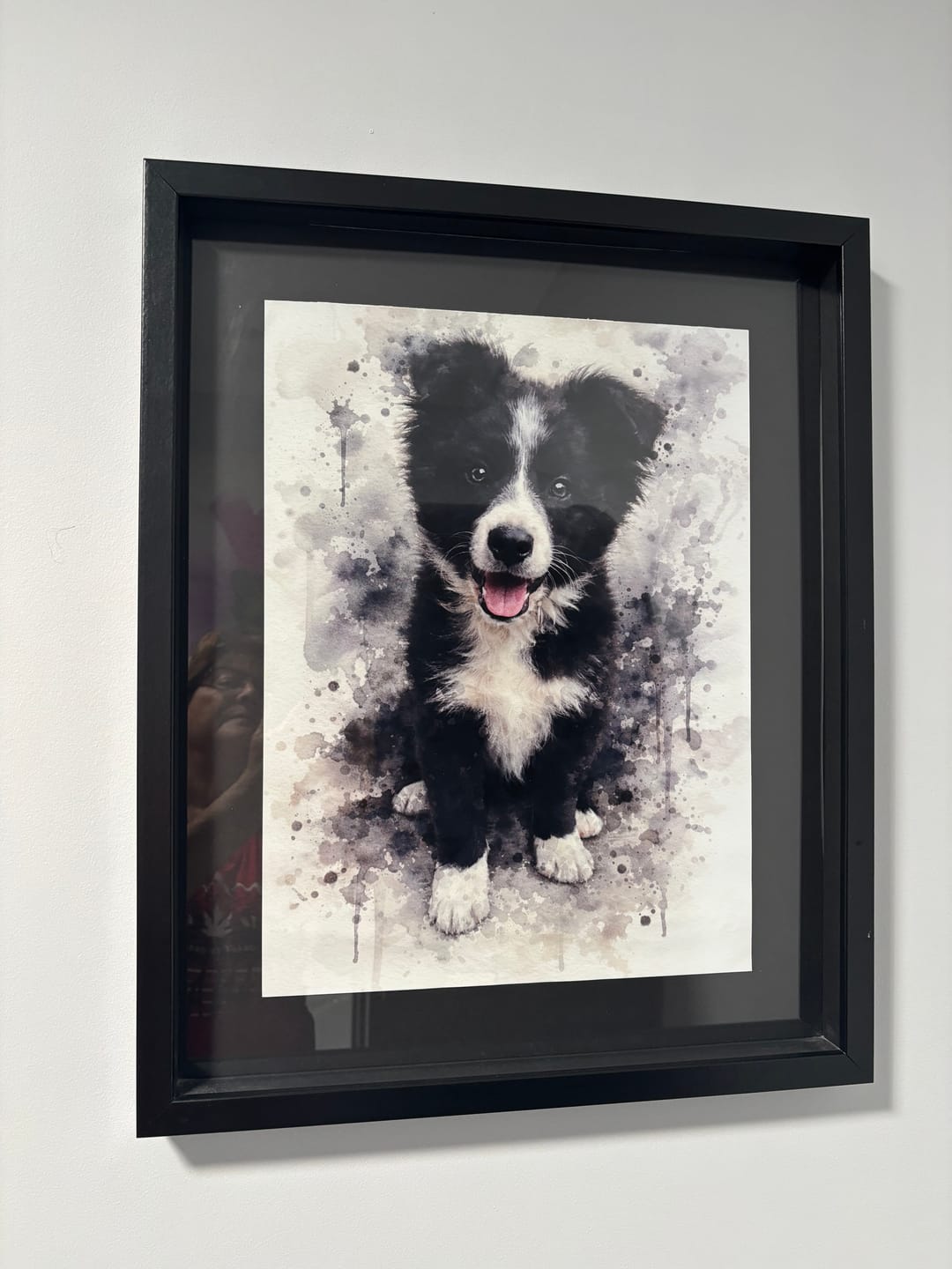Customer photo review of Personalized Poster - Watercolor Realistic Portrait