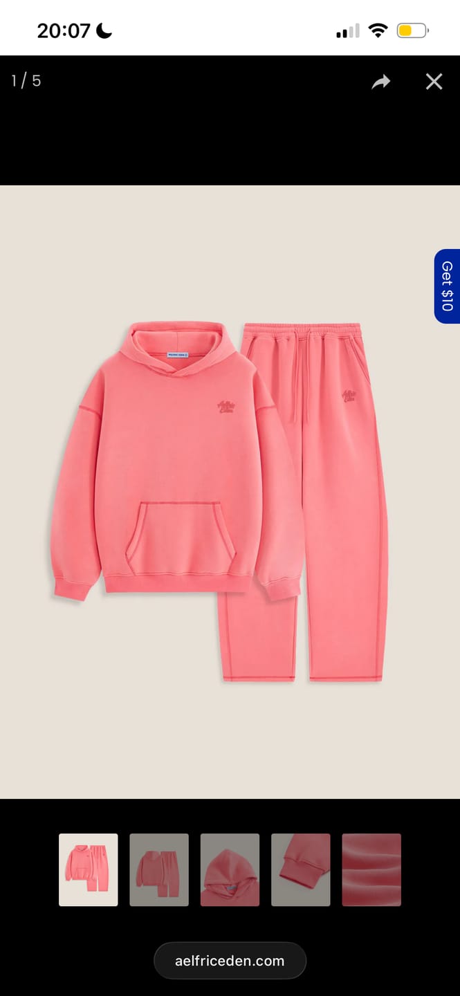 Customer photo review of Soufflé Baggy Hoodie Set
