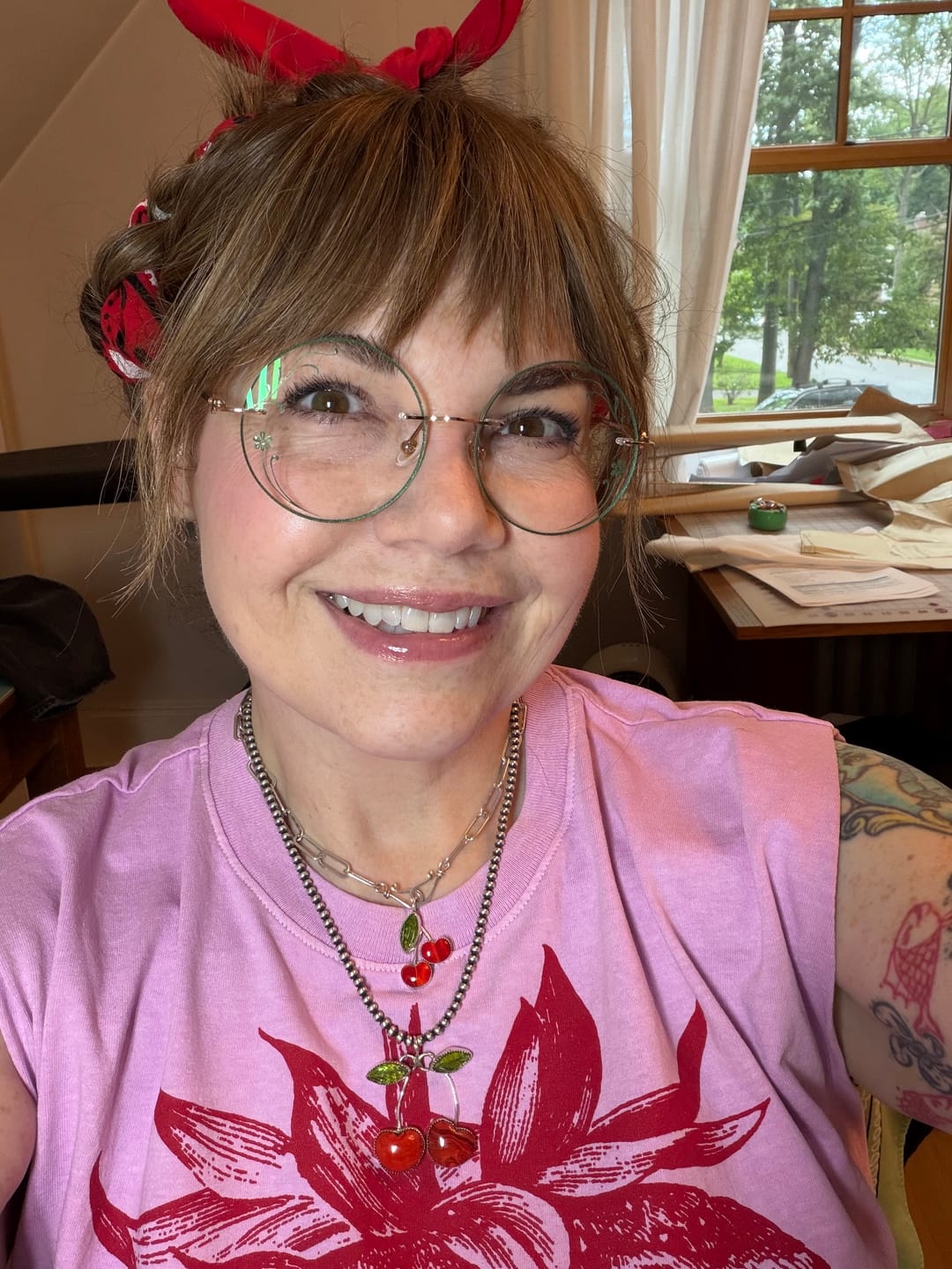 Customer photo review of Willow Eyeglasses
