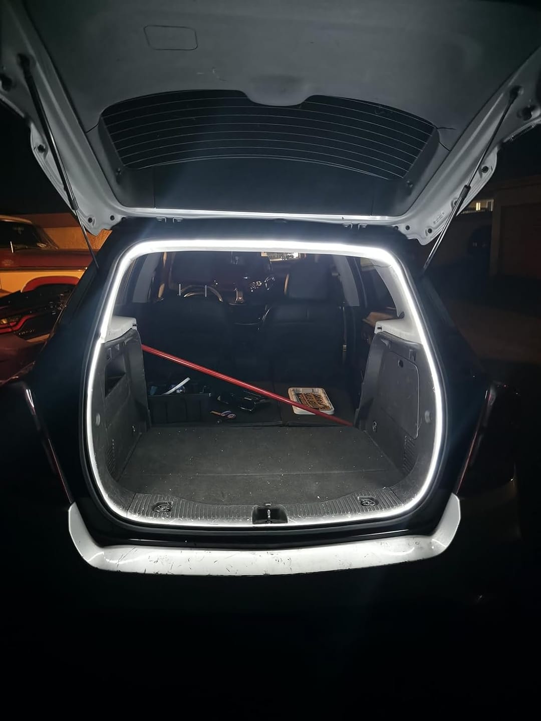 Customer photo review of BOLTHUT™ LED Trunk Light Strip — Auto-On Cargo Lighting
