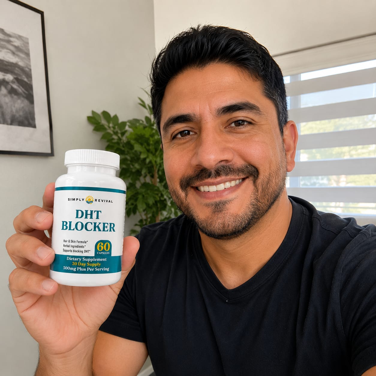Customer photo review of DHT BLOCKER / Fórmula Botánica para el Cuidado y Fortalecimiento del Cabello