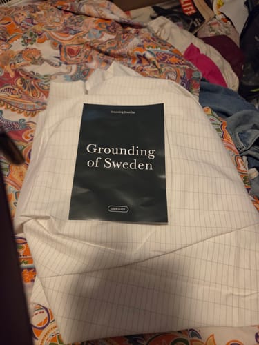 Customer photo review of The Only Grounding Sheet Built To Conduct For Life