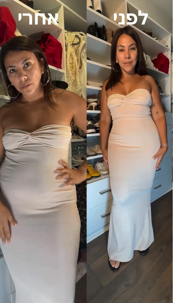 Customer photo review of Eleva Shaper - המכנסיים הקצרים החלקים לעיצוב והרמה