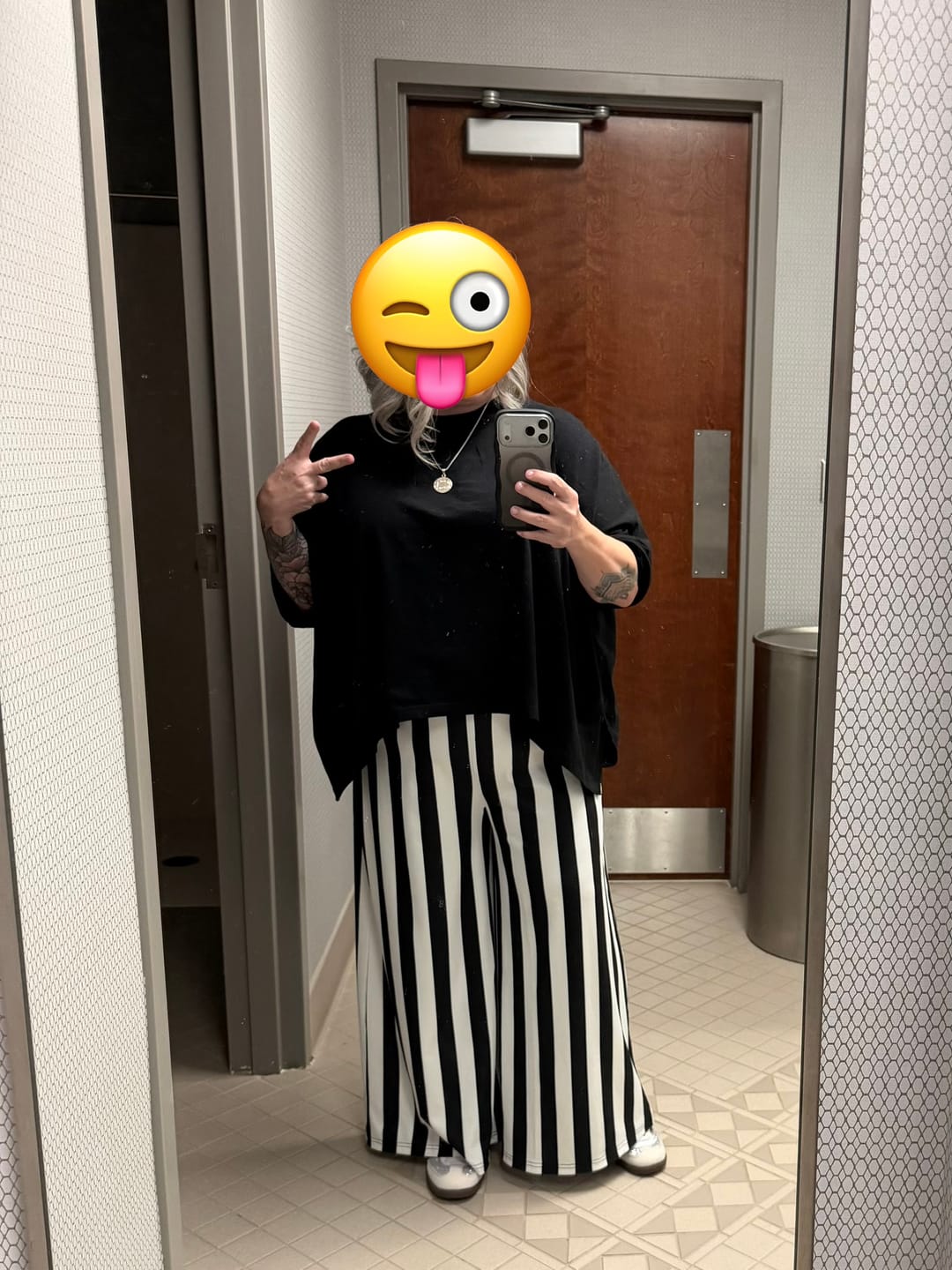 Customer photo review of My Reputation Pants - Ink & Ash
