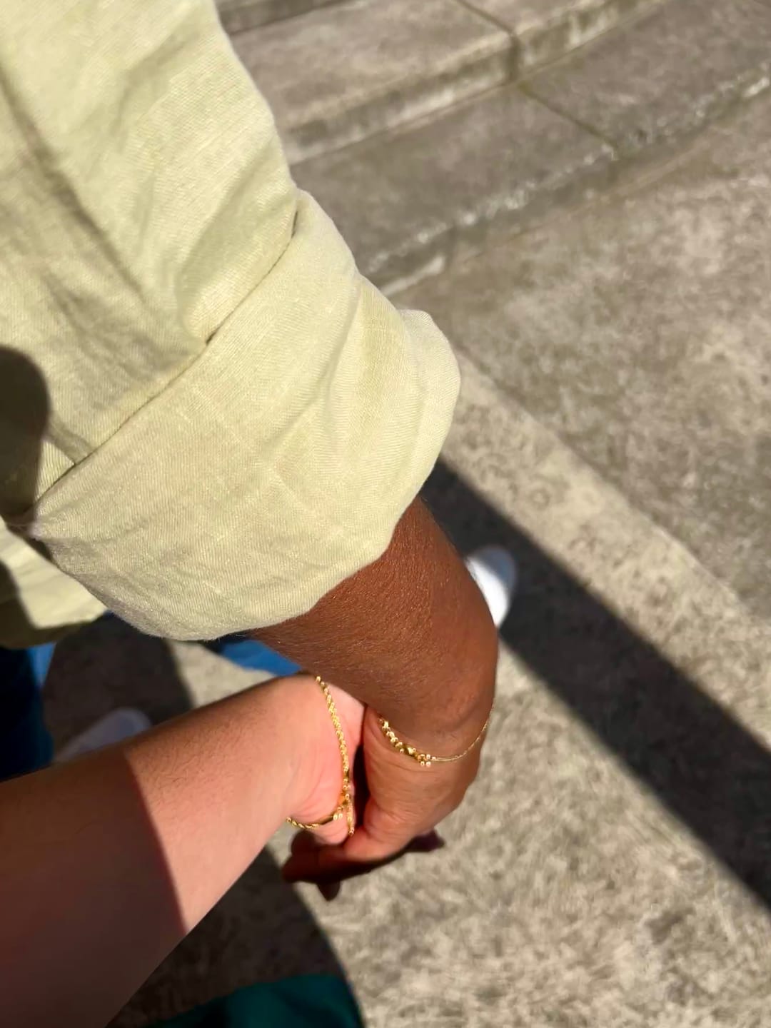 Customer photo review of Pulsera Oasis en Oro laminado 18k