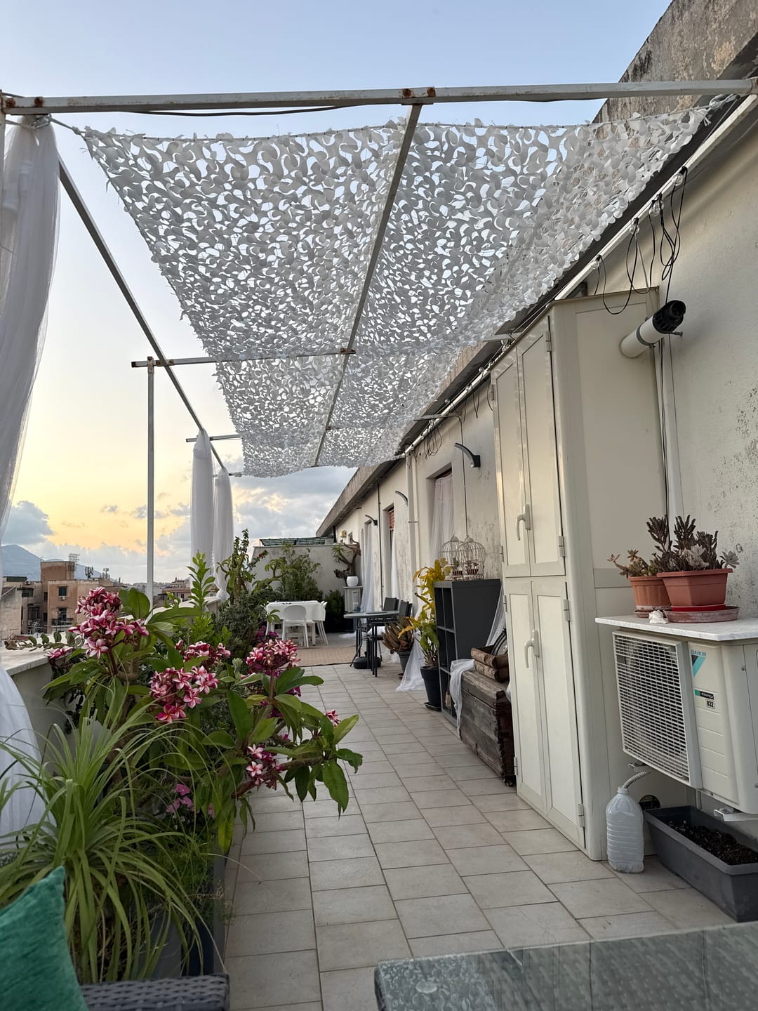 Customer photo review of Filet de camouflage renforcé blanc