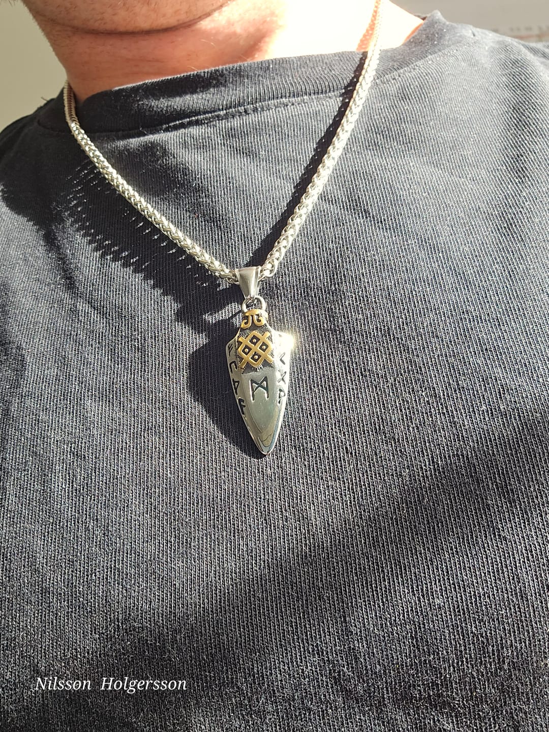 Customer photo review of Gungnir Necklace