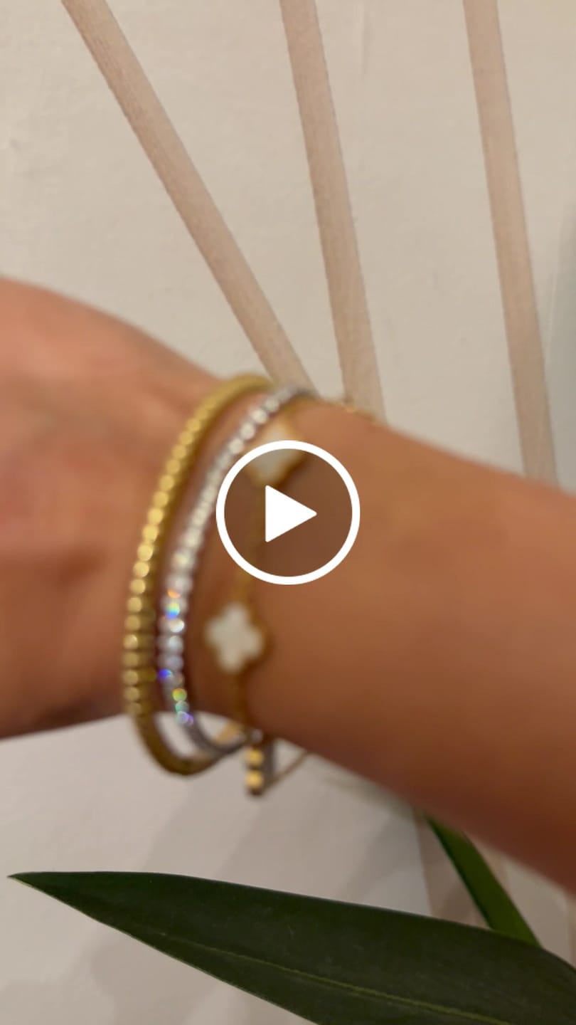 Customer video review of Stackable Spark Tennis Bracelet
