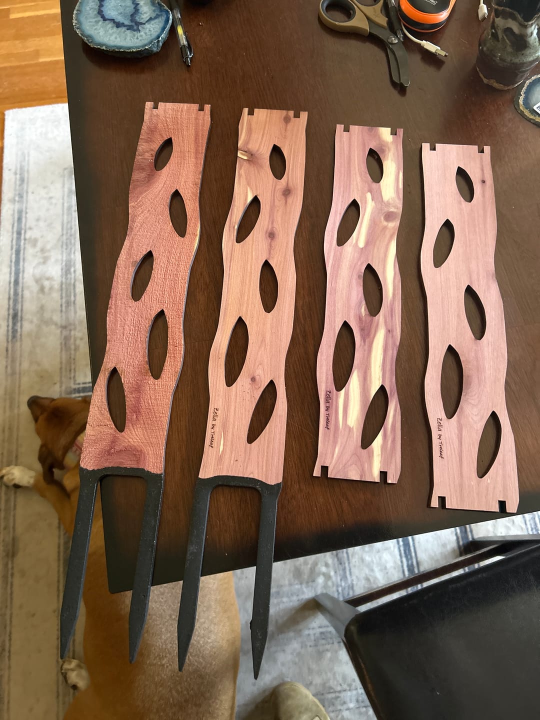Customer photo review of Zella - Wooden Extendable Plant Support