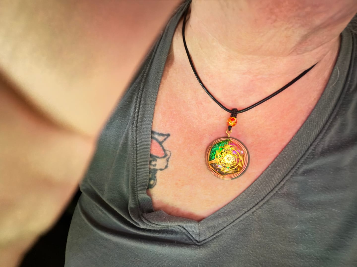 Customer photo review of Magnetic Energy Talisman