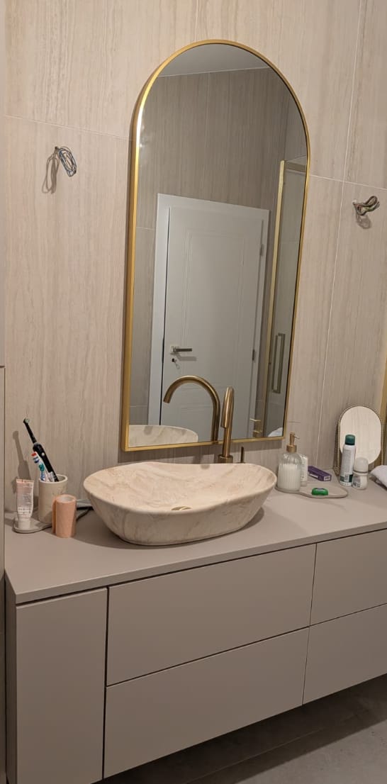 Customer photo review of Oglinda CURIO, auriu, 60x120 cm