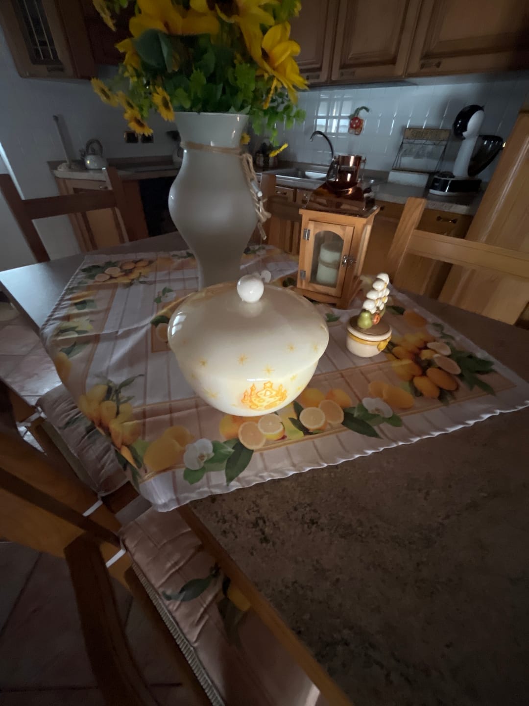 Customer photo review of Centrotavola Moderno Cucina in Stampa Digitale Lemon