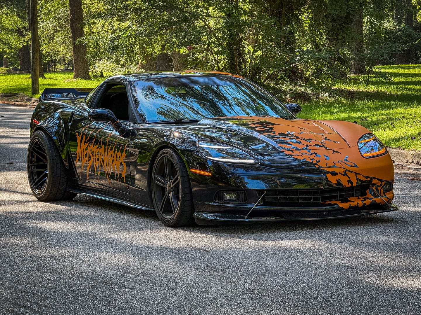 Customer photo review of Corvette C6 Base Extended Front Splitter Lip | ZR1 Conversion Package