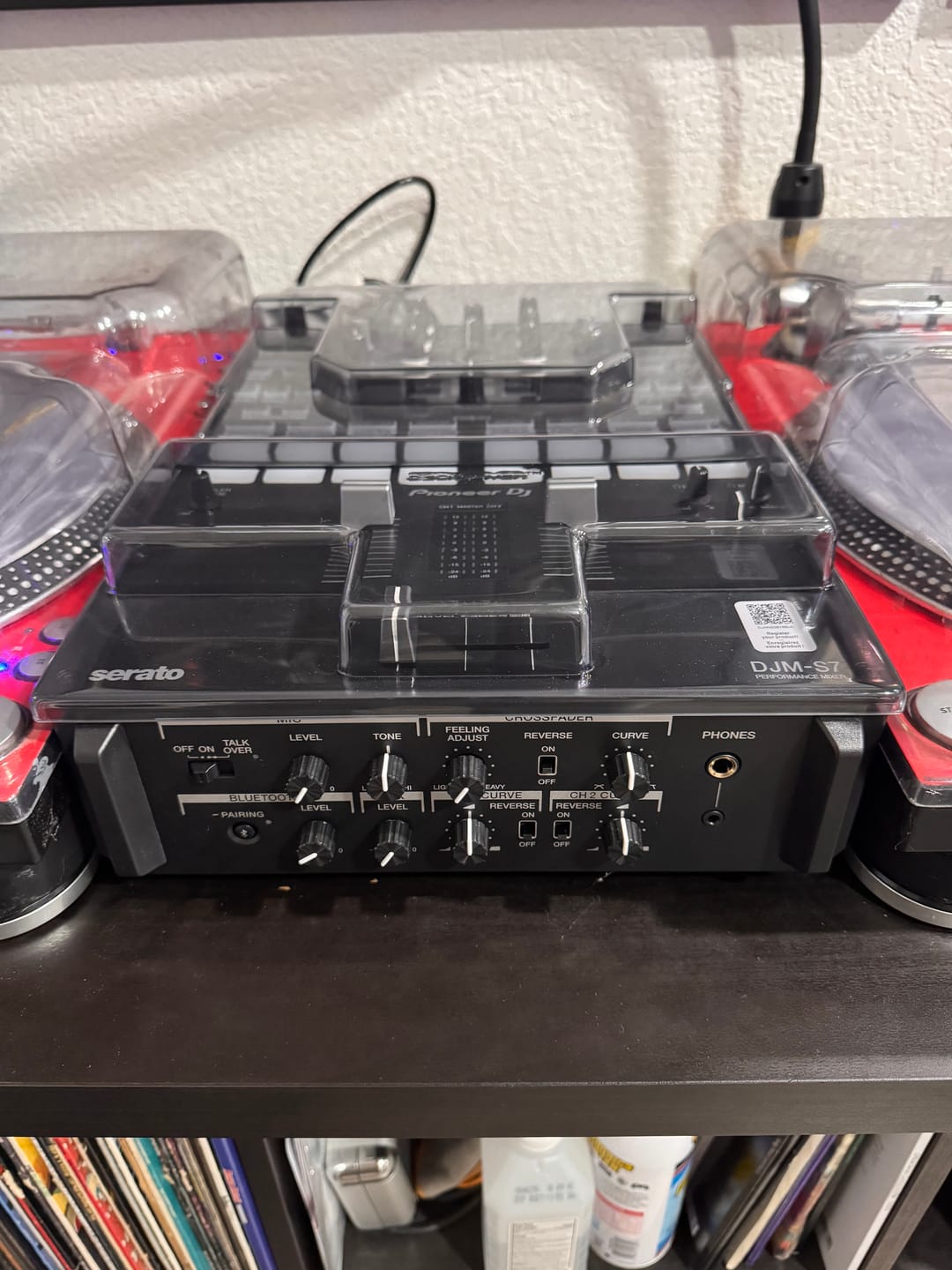 Customer photo review of Decksaver PC-DJMS7 Protection Cover for Pioneer DJ DJM-S7 DJ Mixer