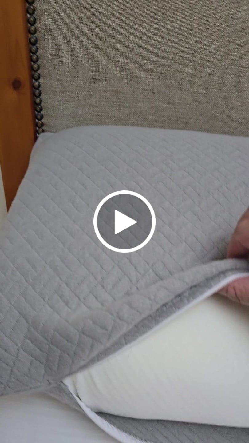Customer video review of Super Soft Shredded Memory Foam Pillow