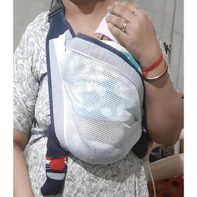 Customer photo review of MaamaNest CloudCarry™ | Pain-Free Baby Sling Carrier
