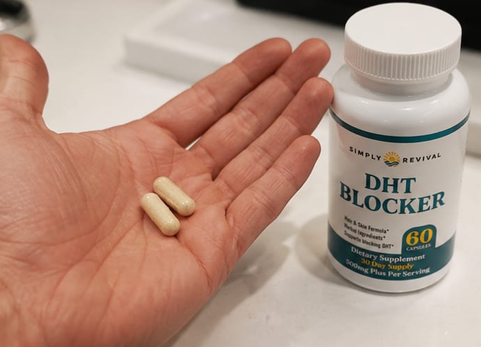 Customer photo review of DHT BLOCKER / Fórmula Botánica para el Cuidado y Fortalecimiento del Cabello