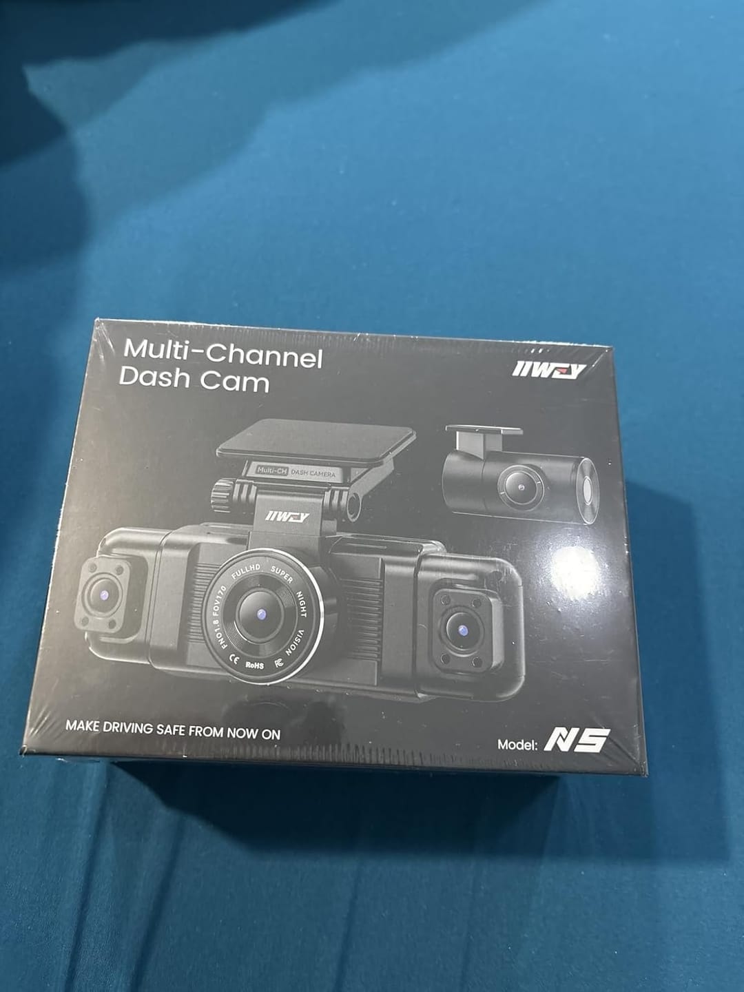 Customer photo review of BOLTHUT™ 4-Channel Dash Cam — 360° Front, Rear & Cabin, Night Vision