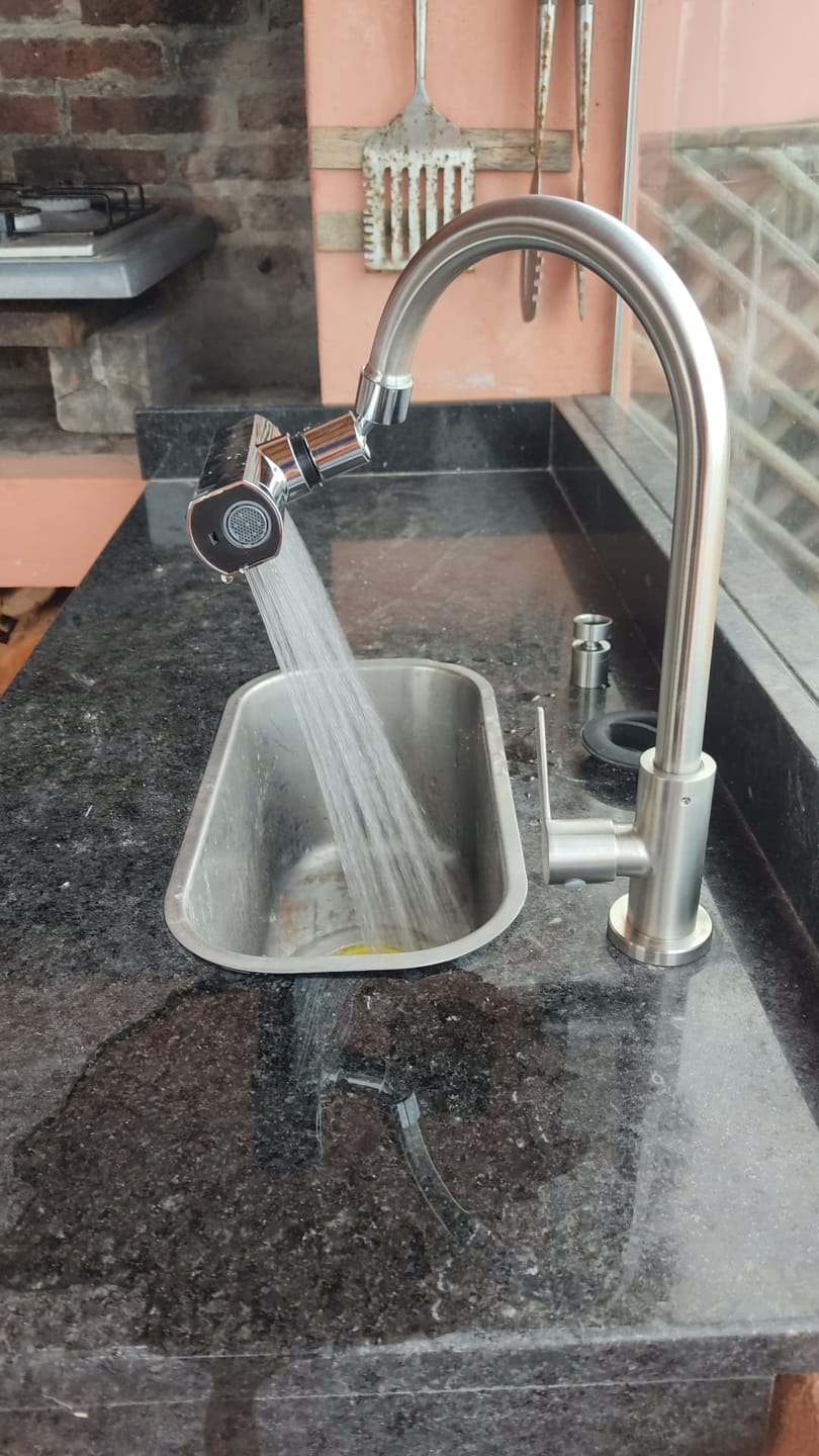 Customer photo review of Cabezal de Canilla Rotable 360 Grados