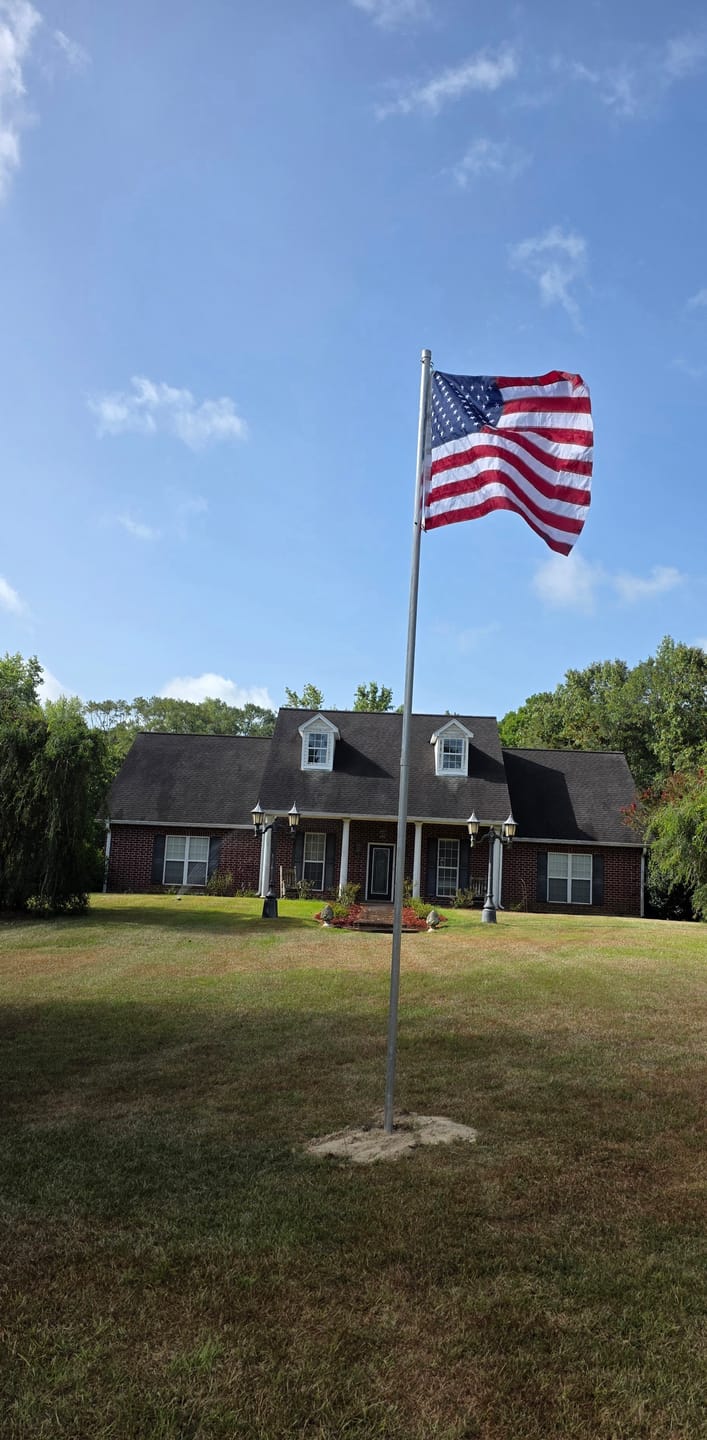 Customer photo review of 4' x 6' American Flag