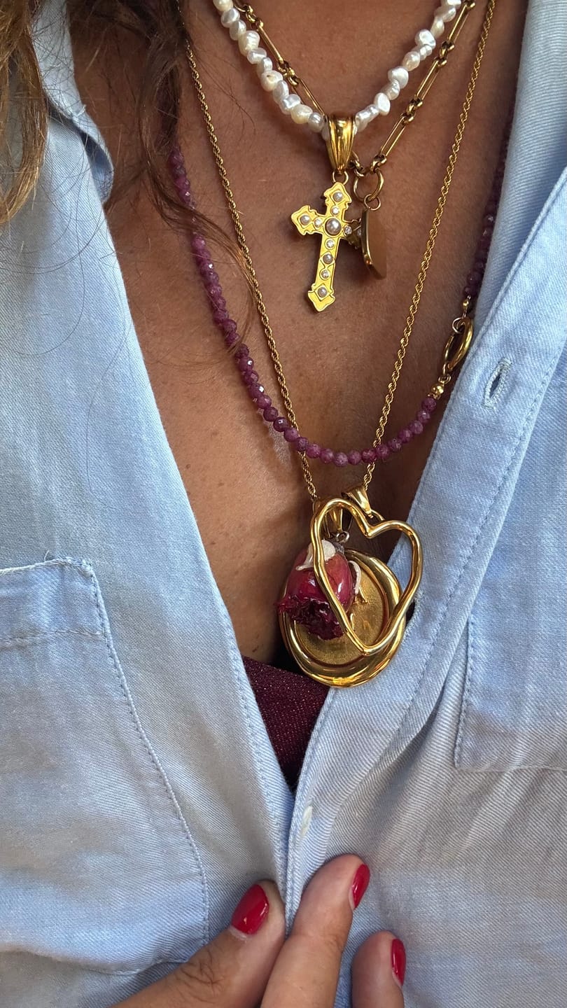 Customer photo review of Ciondolo "Cuore Leggero"