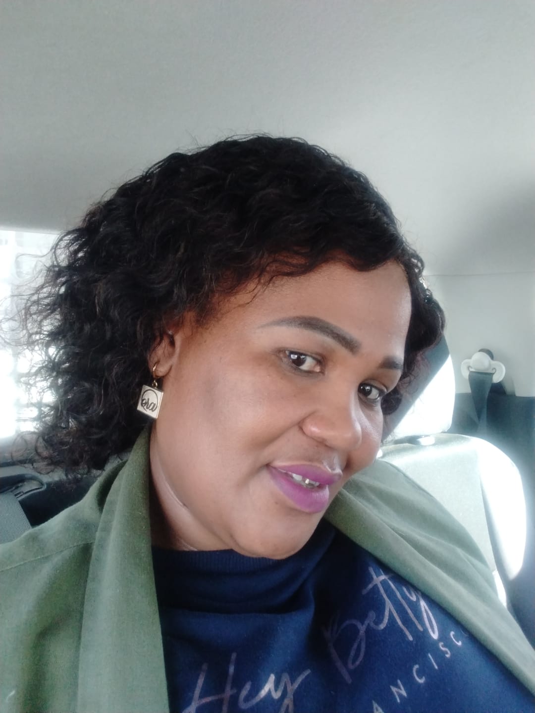 Customer photo review of Gold Thando Luxe Studs