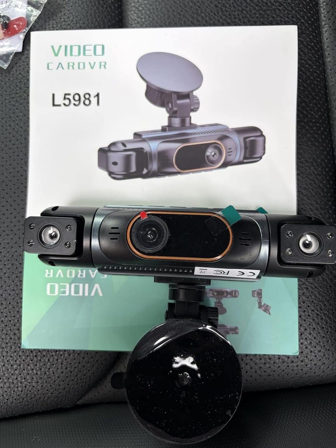 Customer photo review of BOLTHUT™ 4-Channel Dash Cam — 360° Front, Rear & Cabin, Night Vision