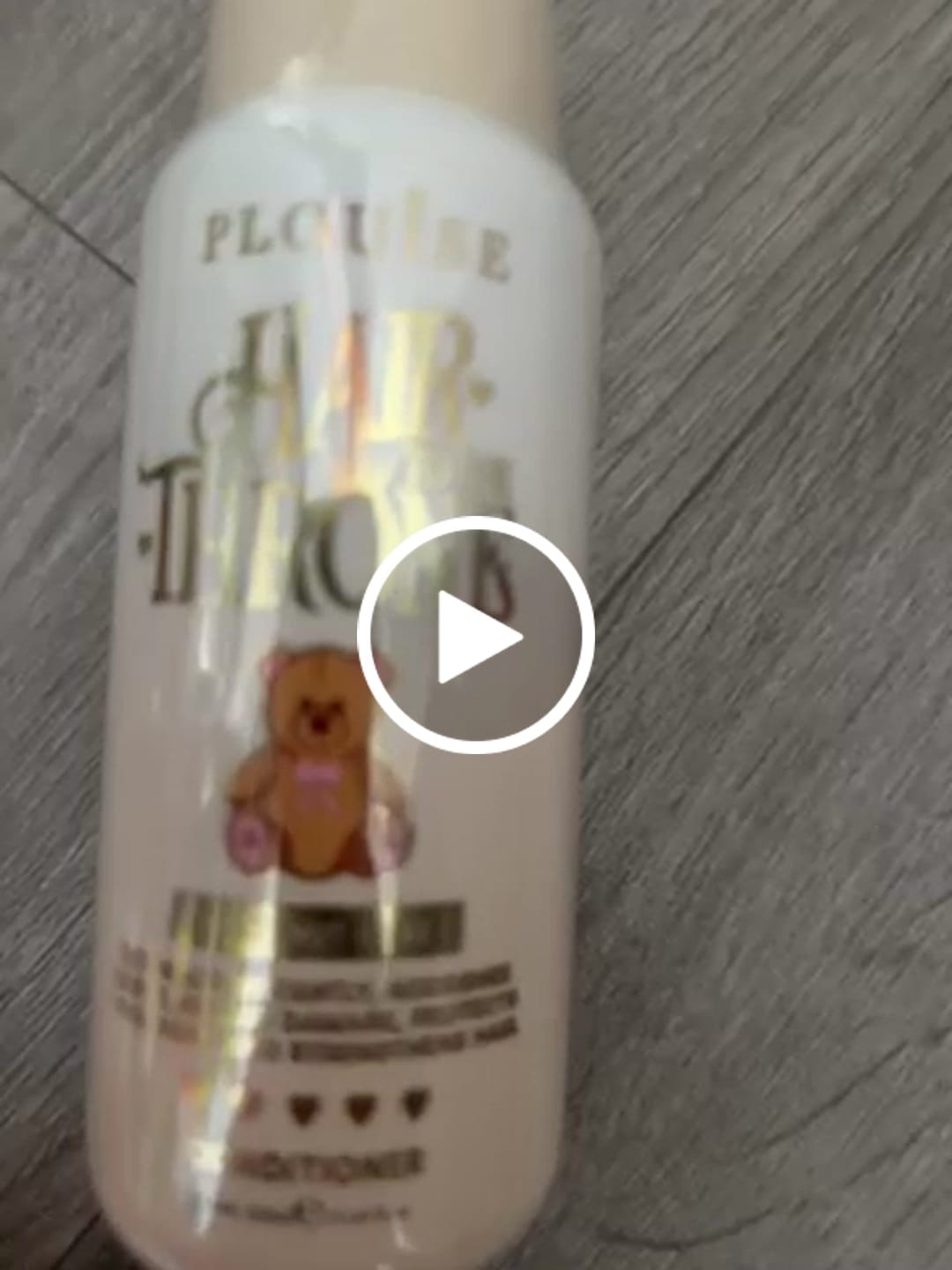 Customer video review of Teddy Hair To The Throne Conditioner