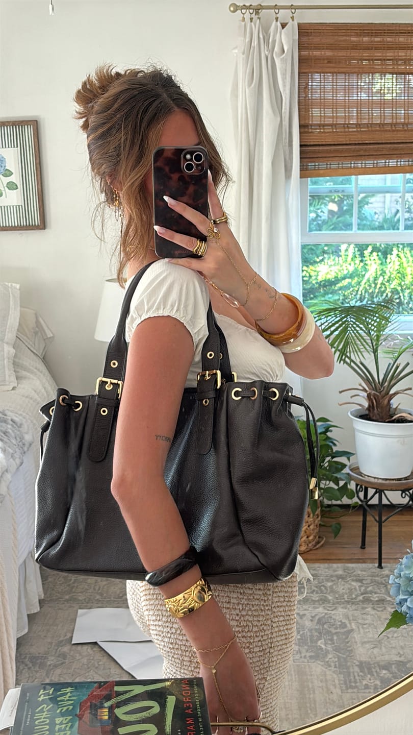 Customer photo review of Muse bag Espresso