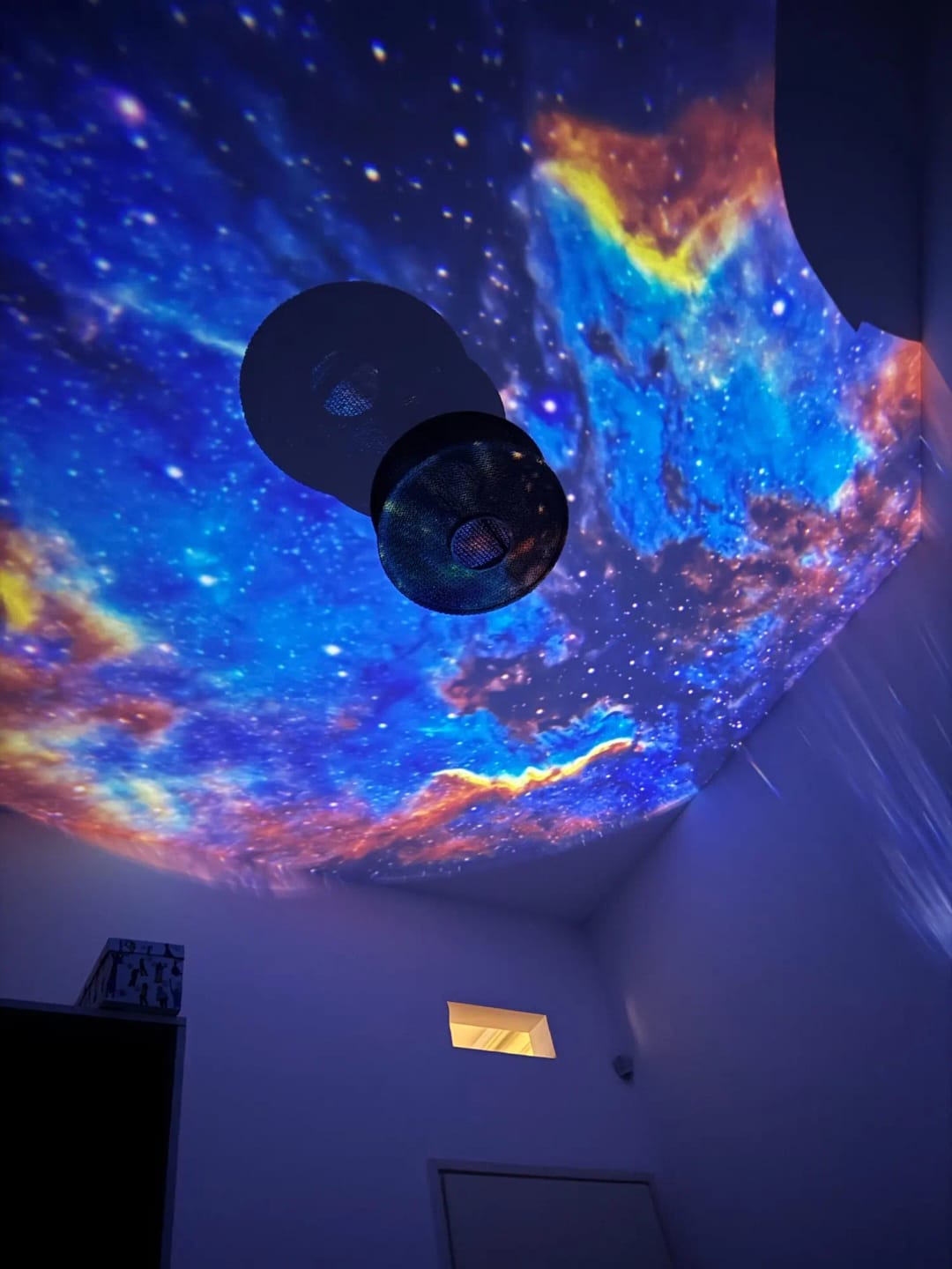 Customer photo review of Starry Sky Galaxy Projector
